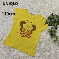 UNIQLO キッズ　半袖Tシャツ　110サイズ　黄色　綿