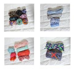 まとめ売り　Tシャツヤーン　詰め合わせセット　柄物、無地　おまけ
