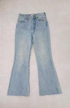 【完売品】【希少】CLANE クラネ ソフトフレア デニム パンツ CLANE/クラネ】HIP HANG DENIM PANTS/ヒップハングデニムパンツ