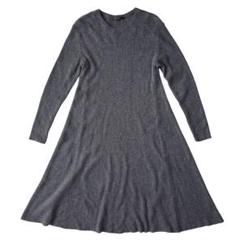23区 ニジュウサンク ワンピース オンワード ストレッチ ニット フレアグレー