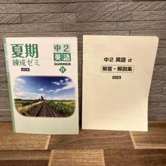 夏期　練成ゼミ　α 国語　中3 中学 夏期練成ゼミ α 国語 | 教材紹介 | 育伸社