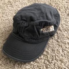 ノースフェイス THE NORTH FACE 刺繍ロゴ キャップ 墨灰色 綿