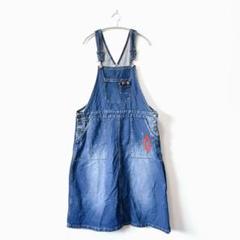 チチカカ【3L】デニムサロペット 大きめサイズ レディース コットン100%