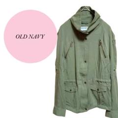 【オールドネイビー】OLD NAVY♡ミリタリージャケット【XXS】オリーブ♡紐