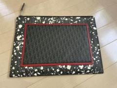 ディオールオム クラッチバッグ トロッター柄 オブリーク