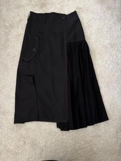 sacai 定番巻きスカート 黒 サイズ1 美品 超スタイリッシュ 2021