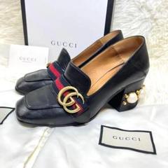 【値下げ中】GUCCI グッチ ダブルG パール パンプス ローファー 値下げ中】GUCCI グッチ ダブルG パール パンプス ローファー