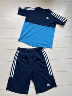 adidas Tシャツハーフパンツ上下セット 160 - メルカリ