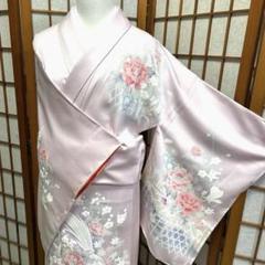 新品 丹後ちりめん 日本の絹 染着尺 小紋 正絹 着物 呉服 訪問着 付下げ 楽天市場】【新古品】 小紋 着物 反物 正絹 着尺 藤紫 小花 丹後