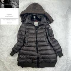 極美品！モンクレール★ハイブリッドダウン★サイズL★ダウンニット★定番ロゴ★ MONCLER ハイブリッドダウンニット XL モンクレール ブラック
