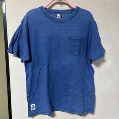 値下げ　CHUMS チャムス　デニム　洗いざらしTシャツ　Lサイズ　used