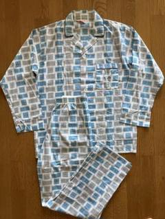 00s Archive パジャマ セットアップ 総柄 カートコバーン グランジ Kurt Cobain Style！ Old Striped Pajama Shirt グランジ
