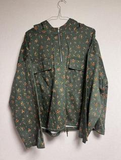 X-girl FLORAL HALF ZIP HOODIE