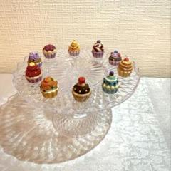 フェーブ　カップケーキ　ミニチュア陶器　フランス製