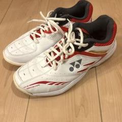 YONEX SHB-03L バドミントンシューズ ホワイト/レッド 25