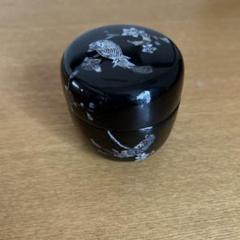 お値下げ茶道具 長棗欅目水仙螺鈿一星作美品
