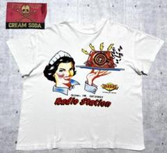 貴重】90s クリームソーダ ピンクドラゴン Tシャツ Mサイズ
