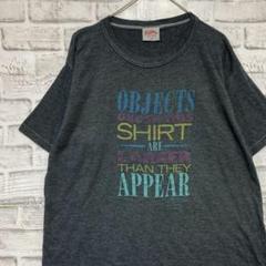 USA製90sヴィンテージTシャツ！シングルステッチ　グレー半袖古着　L714