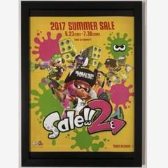 (A4額付き) スプラトゥーン 広告② ガール タワレコ 切り抜き ポスター風