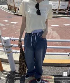 nugu mignon スタッズデニム