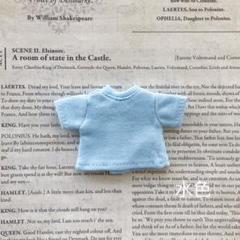 JANAYA ハンドメイド オビツ11服 半袖Tシャツ 水色 翌日発送