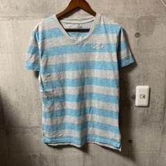 Tシャツ 90s 00s ヴィンテージ Y2K カジュアル ボーダー H294