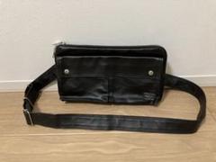 PORTER レザー ボディバッグ ブラック