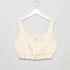UJOHウジョー コットンビスチェカシュクール