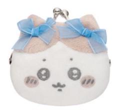 ちいかわ ミニがまぐち～リボン～　ハチワレ