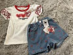 しまむら リトシー littc ミニーちゃん デニム ショートパンツ 100