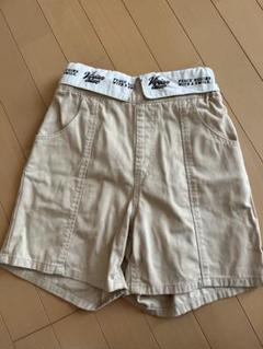 ショートパンツ　キュロット　140 ベージュ　ウエストマーク　女の子
