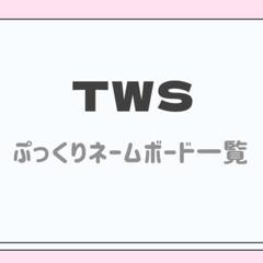 TWS ぷっくりネームボード　トゥアス