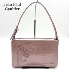 Jean Paul Gaultier ハンドバッグ ワンショルダー 花柄 ピンク