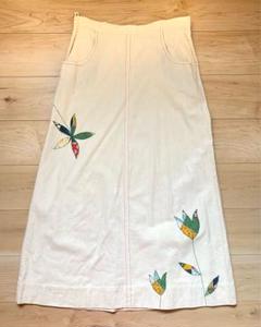 70s vintage パッチワーク スカート ヒッピー 古着 アップリケ 70s vintage パッチワーク スカート ヒッピー 古着 アップリケ