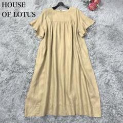リネンフリルワンピース ｜ハウス オブ ロータス＜HOUSE OF