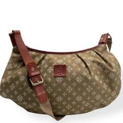 美品　Russet ラシット　ショルダーバッグ　ナイロン　レザー　ベージュ