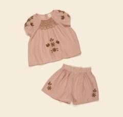Apolina Maren Short Set -Rosewater 7-9y