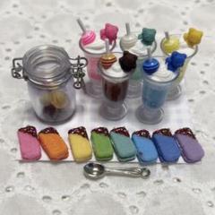 ♡ミニチュアカラフルスイーツセットNo.22