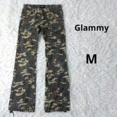 カモフラカーゴパンツ　y2k ストレッチ　平成ギャル　Glammy　Mサイズ