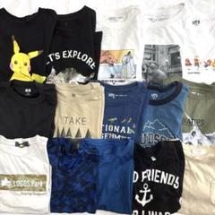 【まとめ売り】男の子　130 半袖　Tシャツ　ユニクロ　ポケモン　GU 15点
