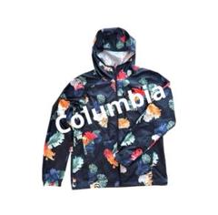 【レア美品】コロンビア ナイロン ジャケット シャカシャカ 総柄 S