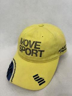 【DESCENTE】MOVE SPORT キャップ イエロー 35