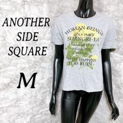 [ANOTHER SIDE SQUARE] 半袖 Tシャツ カットソー 花柄 M
