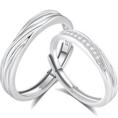 A69 ペアリング フリーサイズ シルバー カップルリング シルバー 婚約指輪