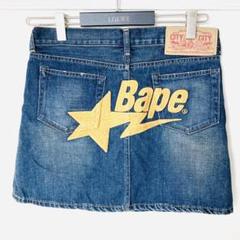 アベイシングエイプ　エイプ　デニムスカート　スカート　ガール　100 2025年最新】A BATHING APE レディース ミニスカートの人気