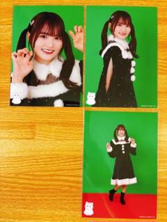 高瀬愛奈　直筆サイン入り生写真　サンタ 日向坂46 高瀬愛奈 過去衣装 ランダム生写真 サンタ セミコンプ