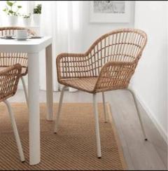 jasmine　IKEA　イケア　アイアン　ラタン　チェア　1脚 jasmine様 専用 IKEA イケア アイアン ラタン チェア 1脚 - メルカリ
