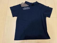 黒　肩シースルー　レース　半袖Tシャツ 160