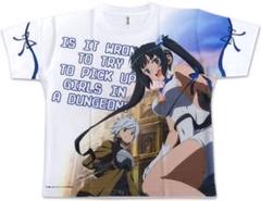 ダンまち　ヘスティア　ベル・クラネル　フルグラフィックTシャツ　Mサイズ