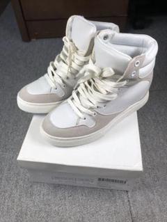 ナノユ二バース　ハイカットレザーコンビインヒールスニーカー　サイズ：35